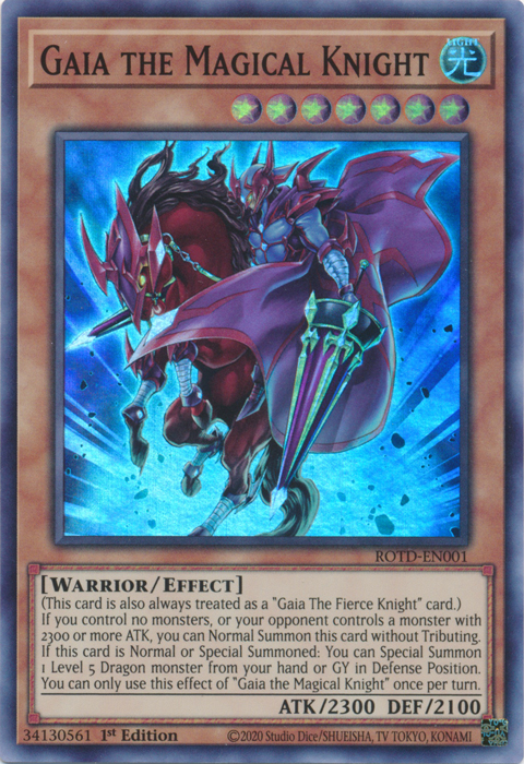Gaia the Magical Knight [ROTD-EN001] Super Rare | Galaxy Games LLC