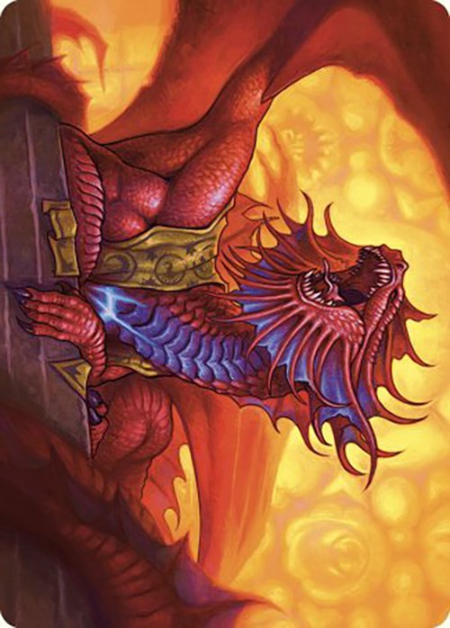 Niv-Mizzet, Guildpact Art Card (44/49) [Murders at Karlov Manor Art Series] | Galaxy Games LLC