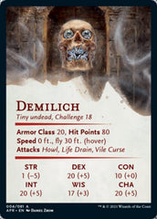 Demilich Art Card [Dungeons & Dragons: Adventures in the Forgotten Realms Art Series] | Galaxy Games LLC