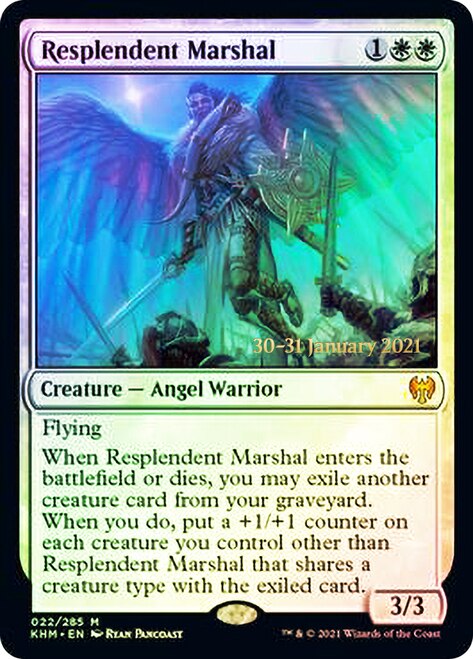 Resplendent Marshal [Kaldheim Prerelease Promos] | Galaxy Games LLC