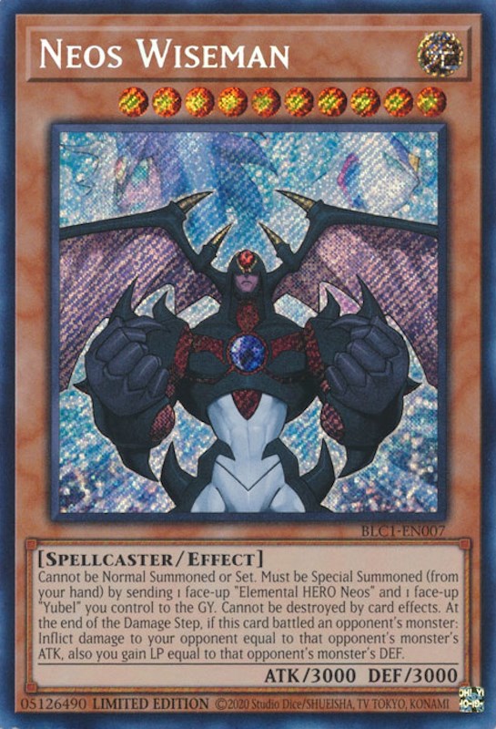 Neos Wiseman [BLC1-EN007] Secret Rare | Galaxy Games LLC