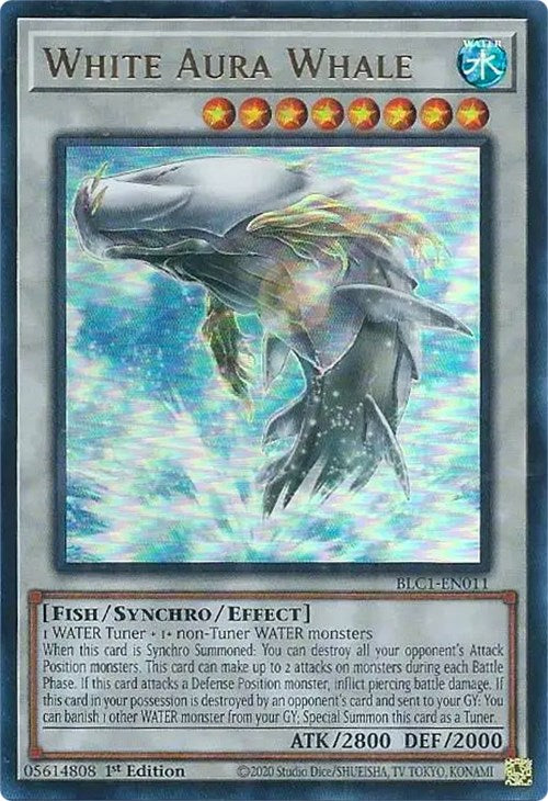 White Aura Whale [BLC1-EN011] Ultra Rare | Galaxy Games LLC