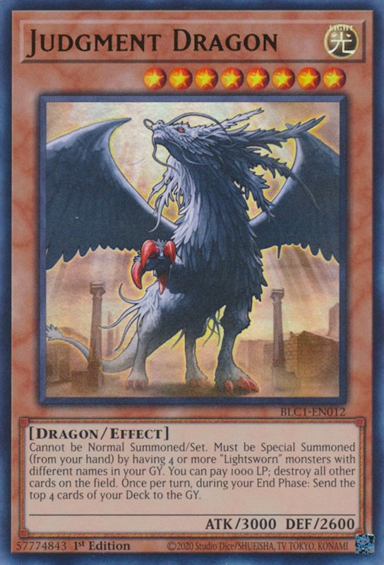 Judgment Dragon [BLC1-EN012] Ultra Rare | Galaxy Games LLC