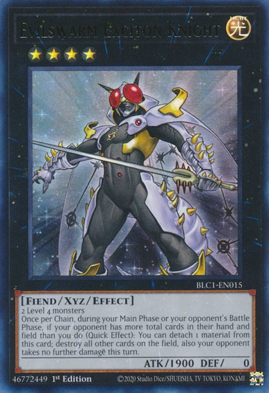 Evilswarm Exciton Knight [BLC1-EN015] Ultra Rare | Galaxy Games LLC