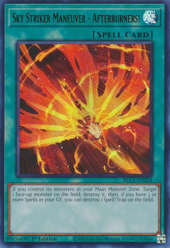 Sky Striker Maneuver - Afterburners! [BLC1-EN024] Ultra Rare | Galaxy Games LLC