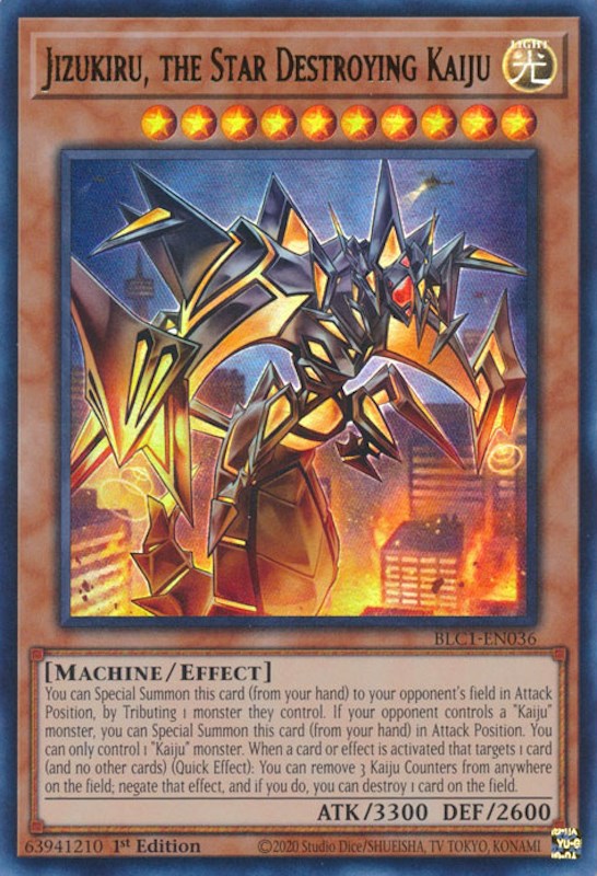 Jizukiru, the Star Destroying Kaiju [BLC1-EN036] Ultra Rare | Galaxy Games LLC