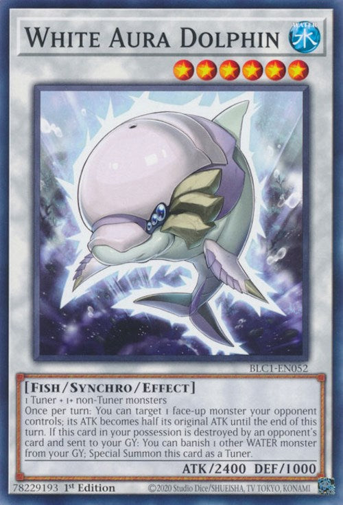 White Aura Dolphin [BLC1-EN052] Common | Galaxy Games LLC