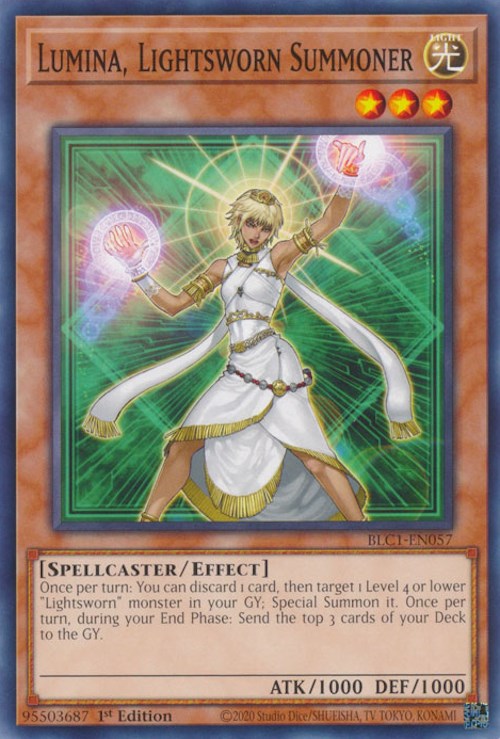 Lumina, Lightsworn Summoner [BLC1-EN057] Common | Galaxy Games LLC