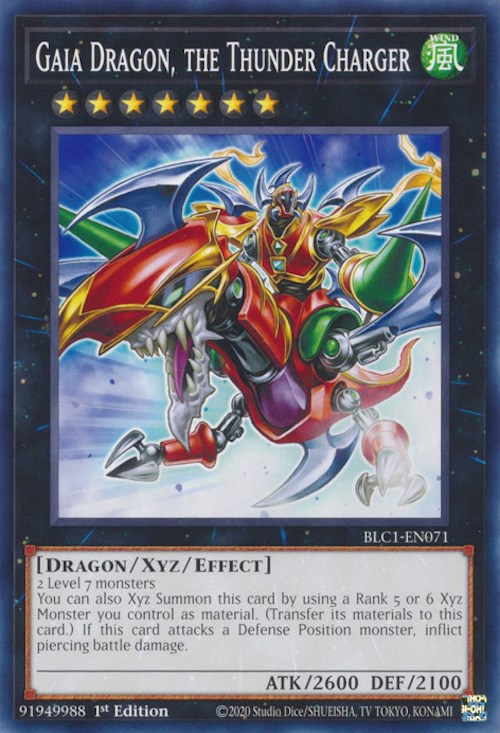 Gaia Dragon, the Thunder Charger [BLC1-EN071] Common | Galaxy Games LLC