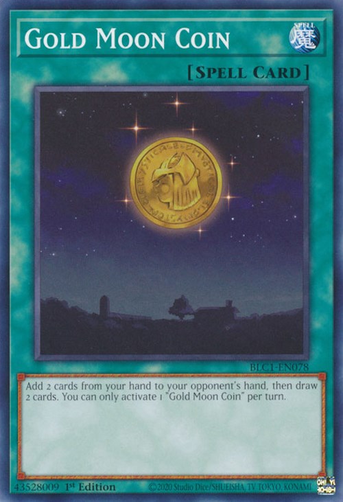 Gold Moon Coin [BLC1-EN078] Common | Galaxy Games LLC