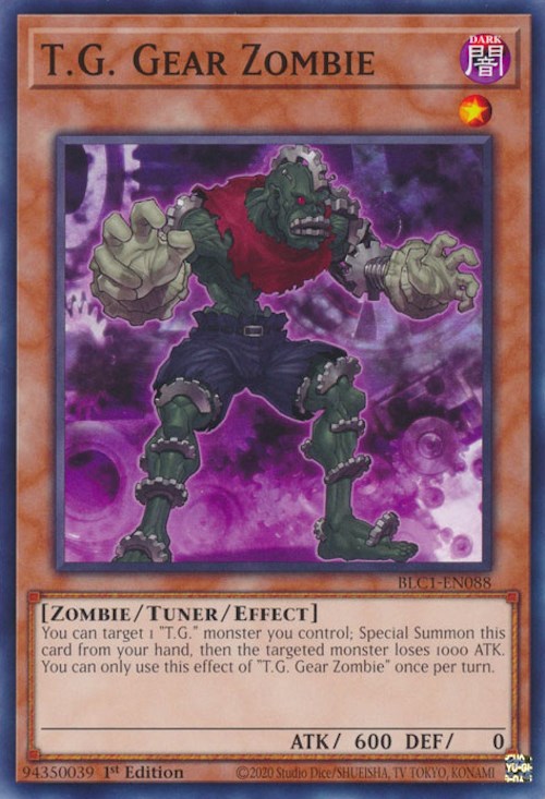 T.G. Gear Zombie [BLC1-EN088] Common | Galaxy Games LLC