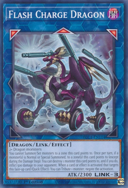 Flash Charge Dragon [BLC1-EN114] Common | Galaxy Games LLC