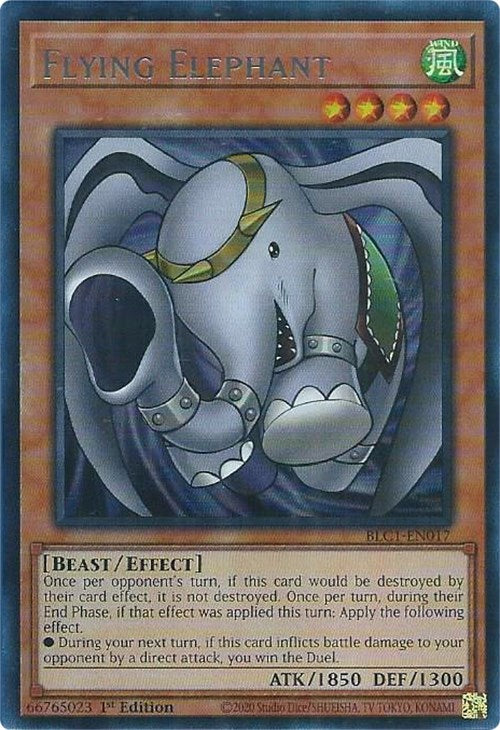 Flying Elephant (Silver) [BLC1-EN017] Ultra Rare | Galaxy Games LLC