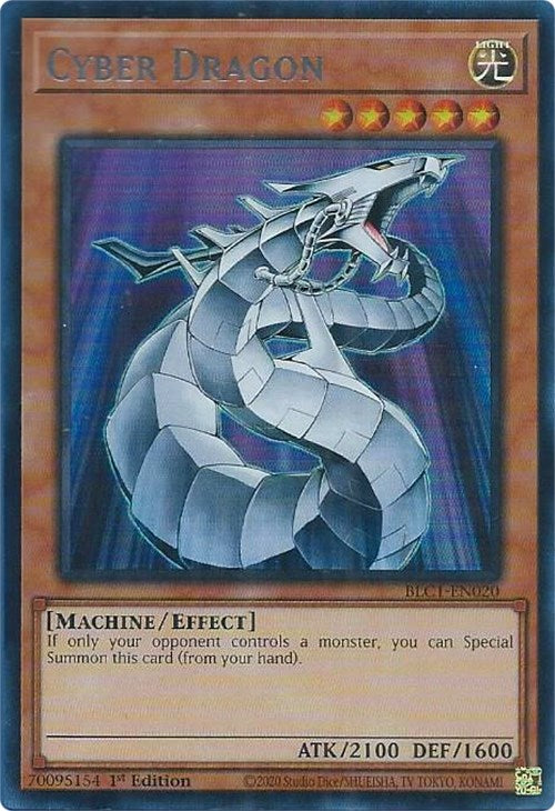 Cyber Dragon (Silver) [BLC1-EN020] Ultra Rare | Galaxy Games LLC