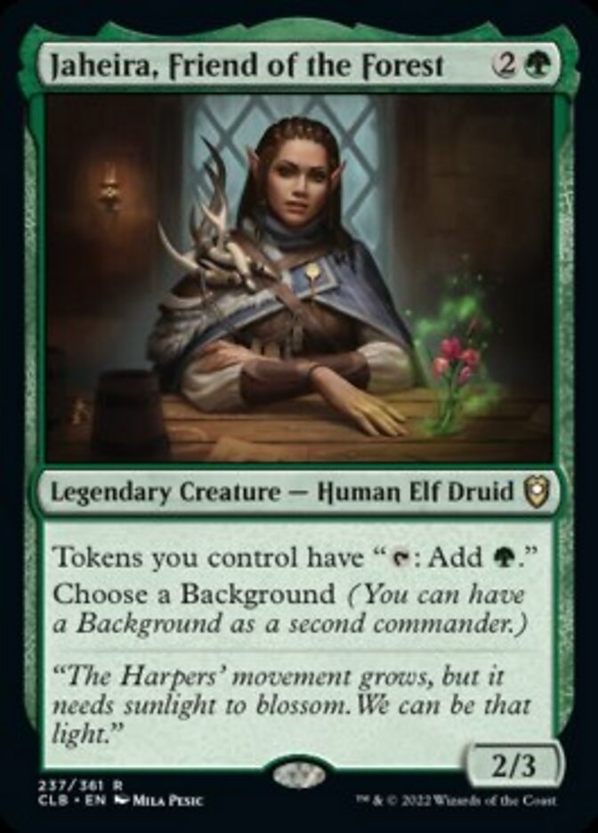Jaheira, Friend of the Forest [Commander Legends: Battle for Baldur's Gate] | Galaxy Games LLC