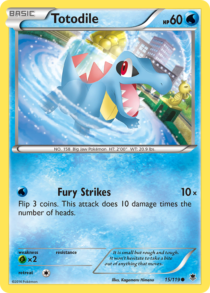 Totodile (15/119) [XY: Phantom Forces] | Galaxy Games LLC