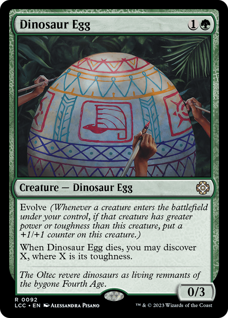 Dinosaur Egg [The Lost Caverns of Ixalan Commander] | Galaxy Games LLC