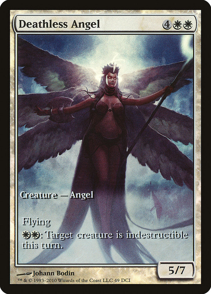 Deathless Angel (Game Day) (Extended Art) [Rise of the Eldrazi Promos] | Galaxy Games LLC