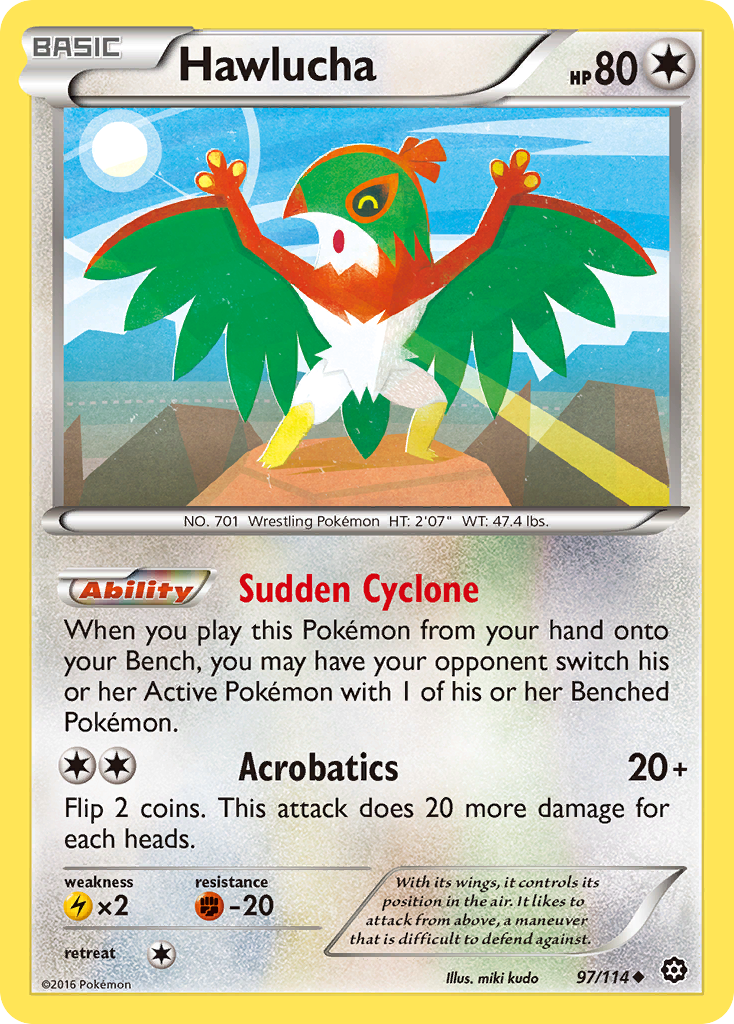 Hawlucha (97/114) [XY: Steam Siege] | Galaxy Games LLC