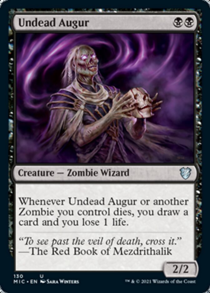 Undead Augur [Innistrad: Midnight Hunt Commander] | Galaxy Games LLC