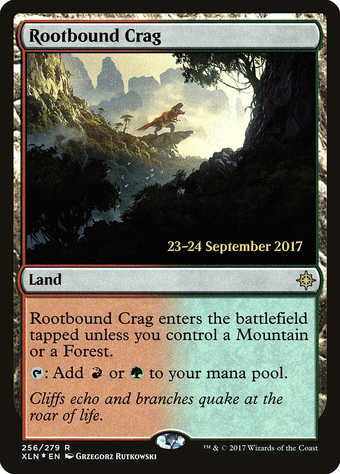 Rootbound Crag [Ixalan Prerelease Promos] | Galaxy Games LLC