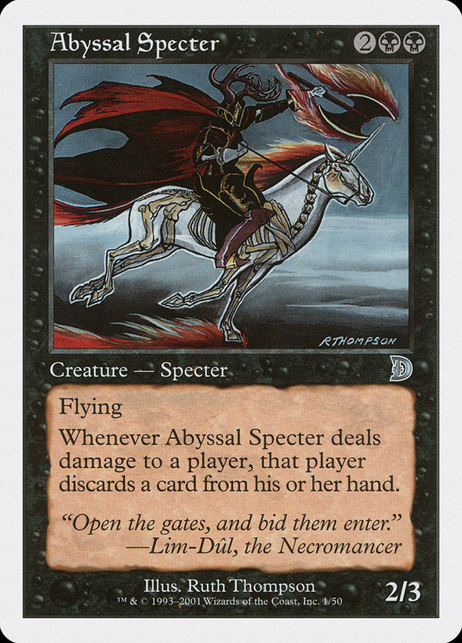 Abyssal Specter [Deckmasters] | Galaxy Games LLC