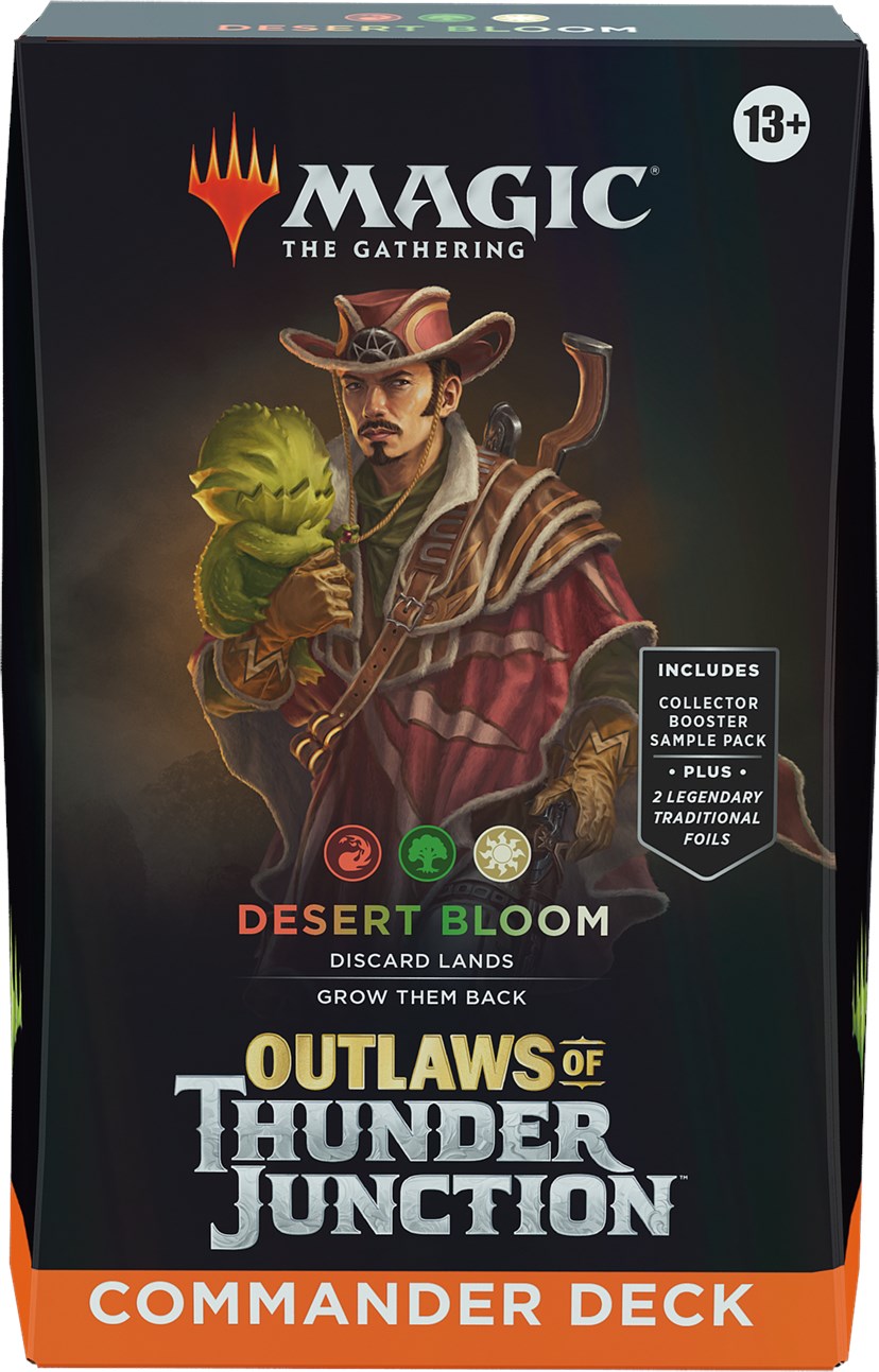 Outlaws of Thunder Junction - Commander Deck (Desert Bloom) | Galaxy Games LLC