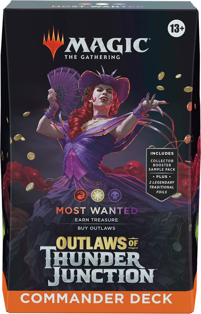 Outlaws of Thunder Junction - Commander Deck (Most Wanted) | Galaxy Games LLC