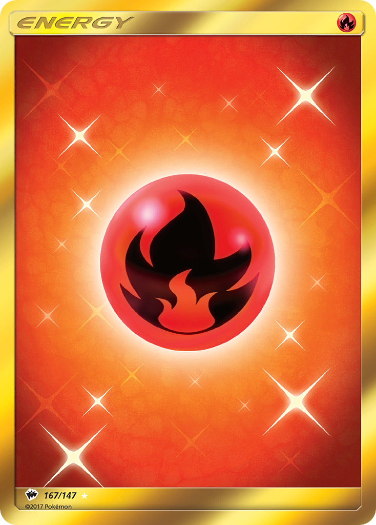 Fire Energy (167/147) [Sun & Moon: Burning Shadows] | Galaxy Games LLC