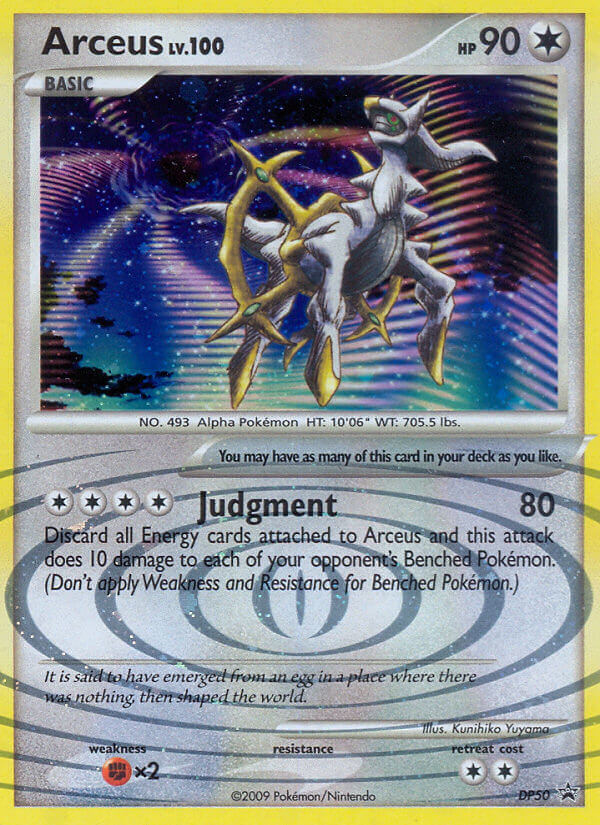 Arceus (DP50) [Diamond & Pearl: Black Star Promos] | Galaxy Games LLC