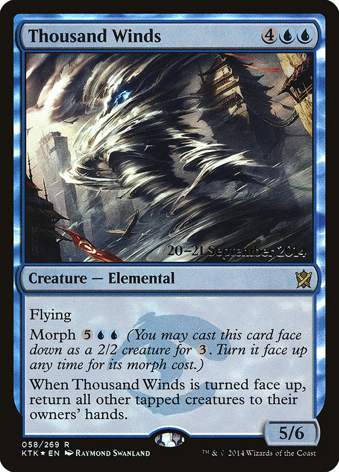 Thousand Winds [Khans of Tarkir Prerelease Promos] | Galaxy Games LLC