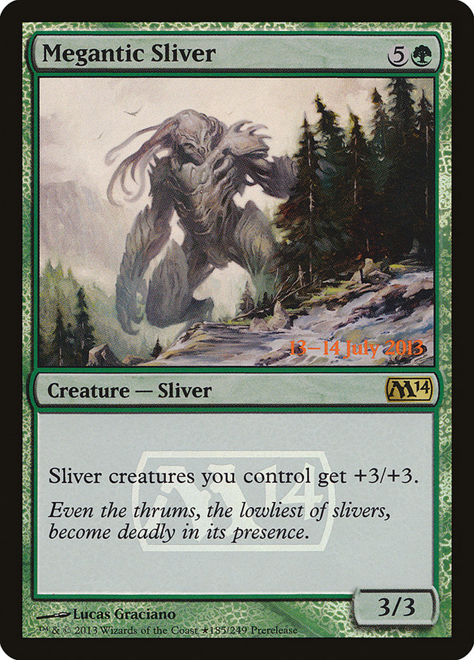 Megantic Sliver [Magic 2014 Prerelease Promos] | Galaxy Games LLC