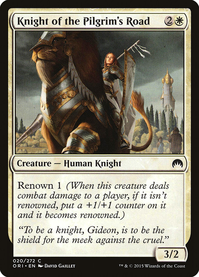 Knight of the Pilgrim's Road [Magic Origins] | Galaxy Games LLC