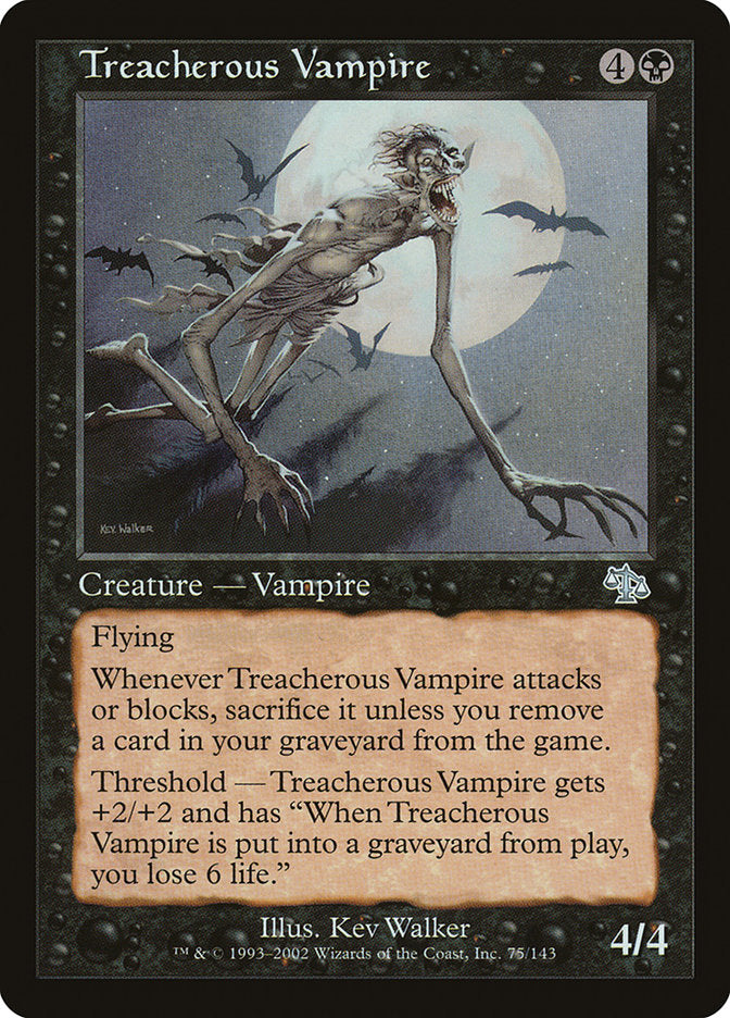 Treacherous Vampire [Judgment] | Galaxy Games LLC