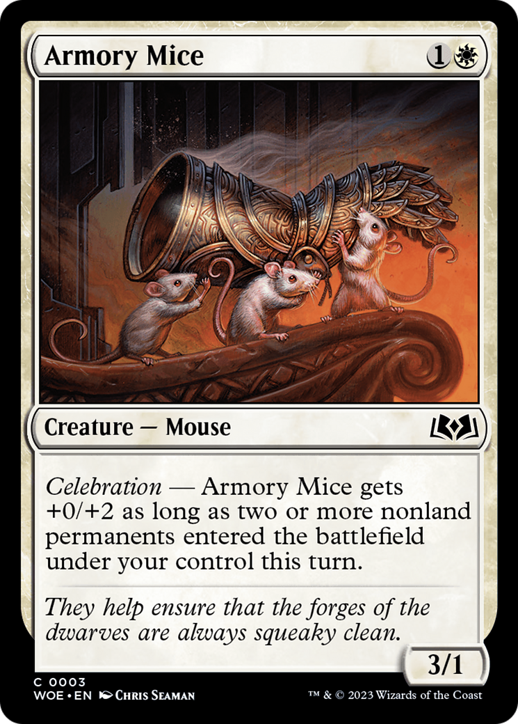 Armory Mice [Wilds of Eldraine] | Galaxy Games LLC