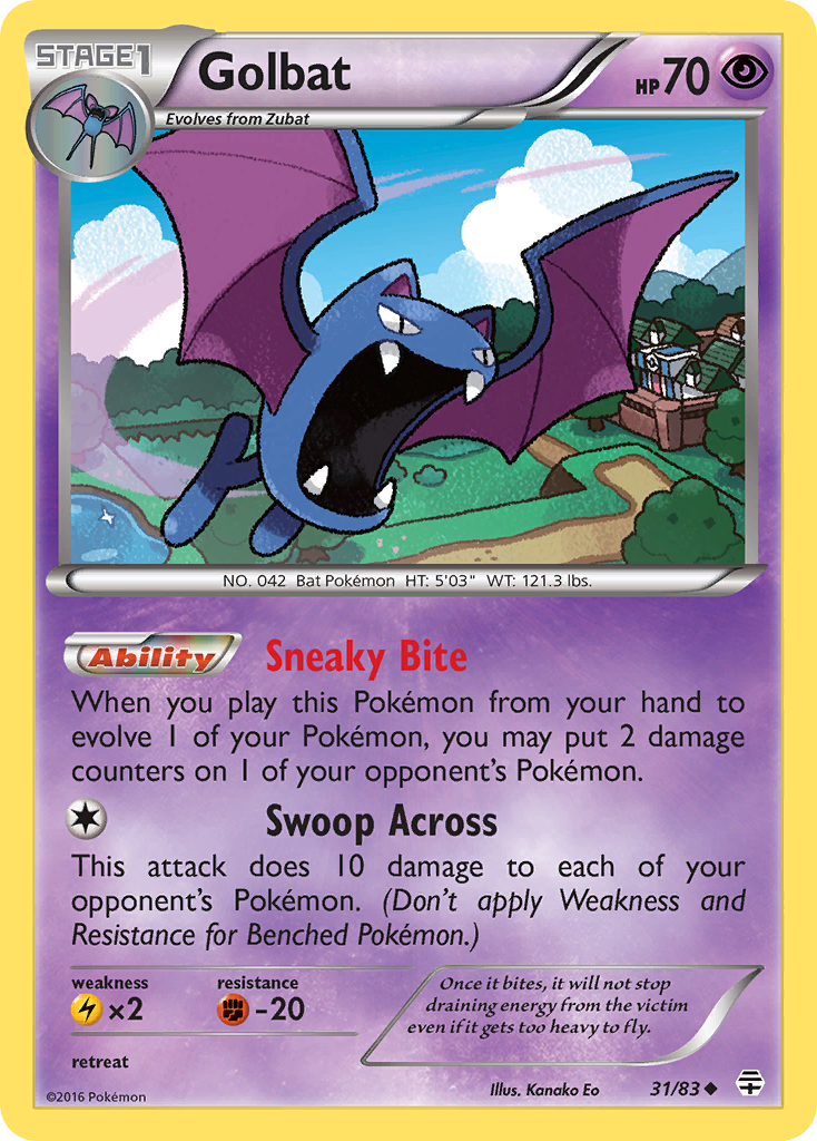 Golbat (31/83) [XY: Generations] | Galaxy Games LLC