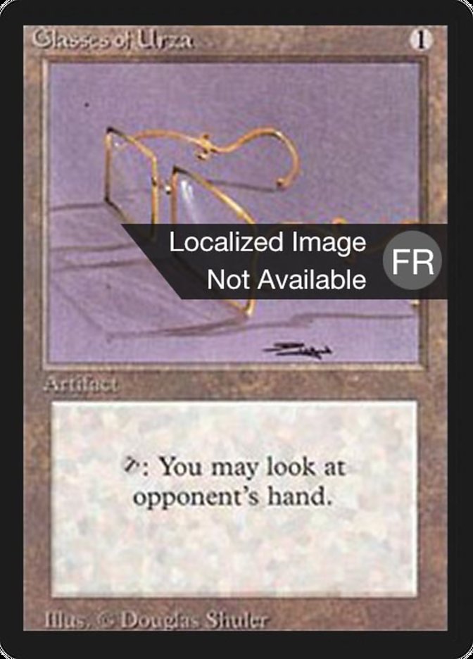 Glasses of Urza [Foreign Black Border] | Galaxy Games LLC
