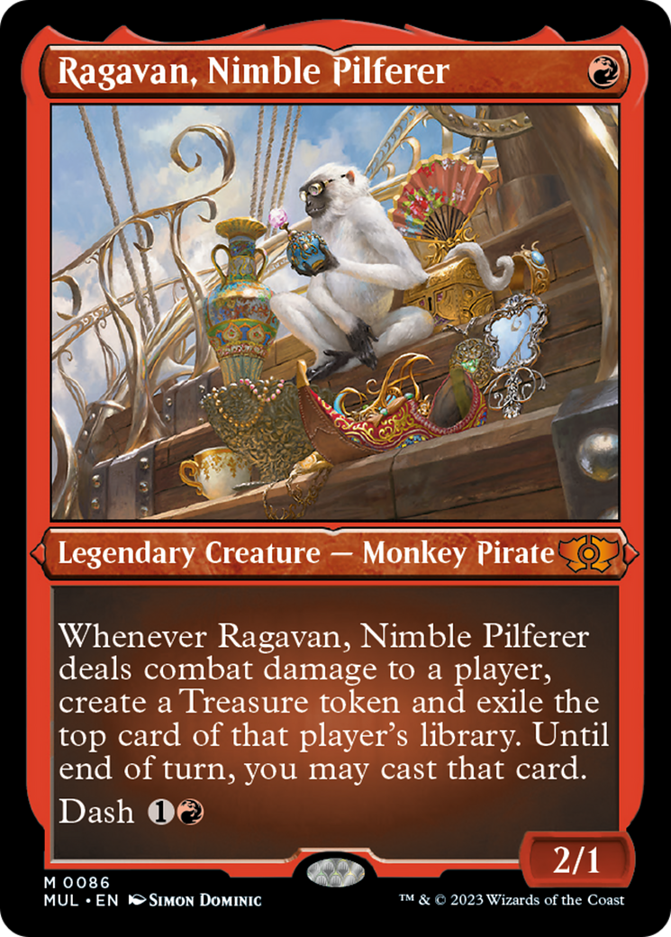 Ragavan, Nimble Pilferer (Foil Etched) [Multiverse Legends] | Galaxy Games LLC