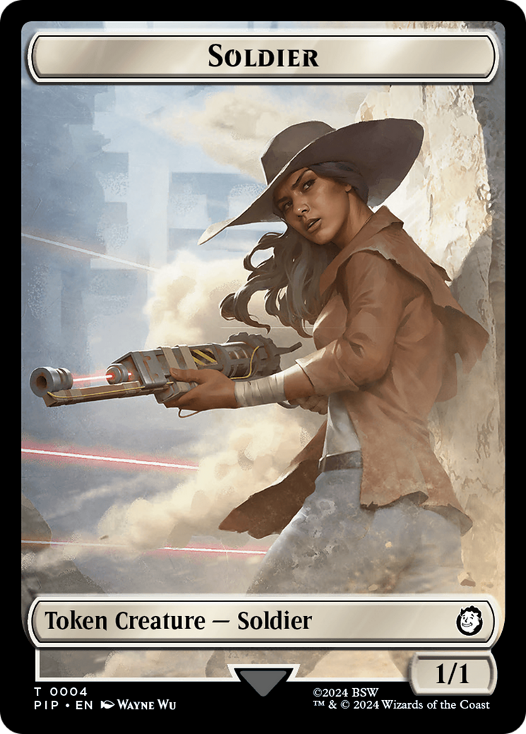 Energy Reserve // Soldier (0004) Double-Sided Token [Fallout Tokens] | Galaxy Games LLC