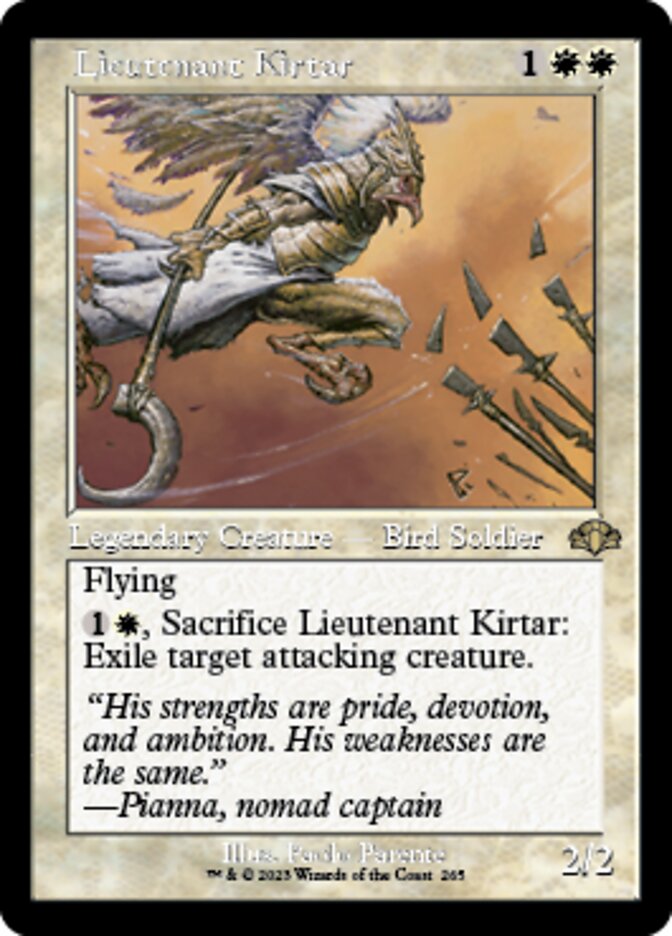 Lieutenant Kirtar (Retro) [Dominaria Remastered] | Galaxy Games LLC