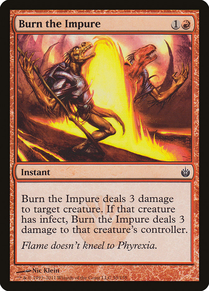 Burn the Impure [Mirrodin Besieged] | Galaxy Games LLC