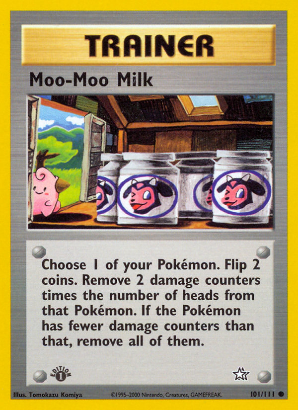 Moo-Moo Milk (101/111) [Neo Genesis 1st Edition] | Galaxy Games LLC