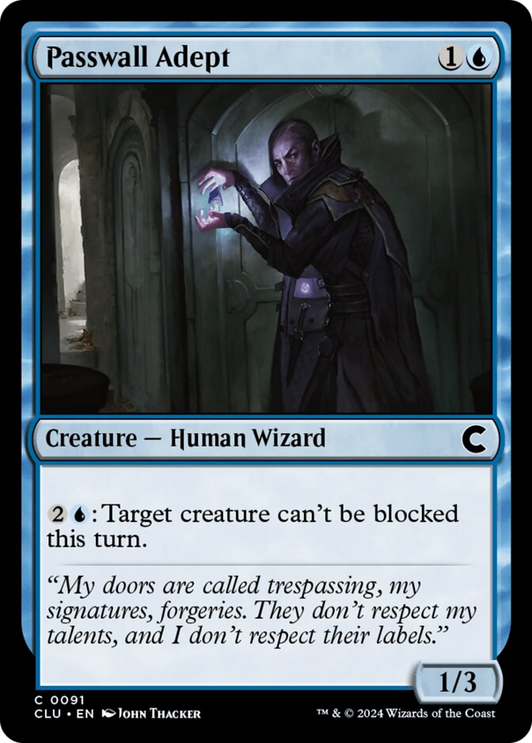 Passwall Adept [Ravnica: Clue Edition] | Galaxy Games LLC