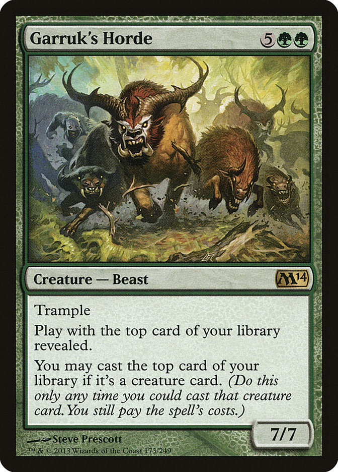 Garruk's Horde [Magic 2014] | Galaxy Games LLC