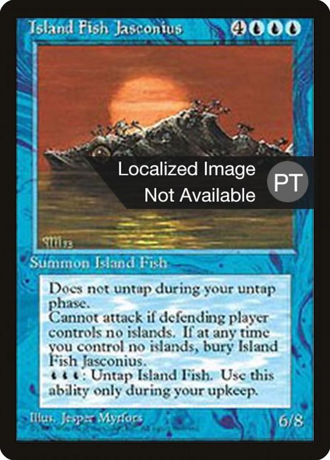 Island Fish Jasconius [Fourth Edition (Foreign Black Border)] | Galaxy Games LLC