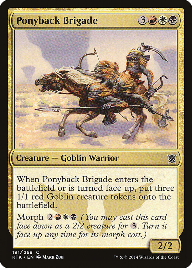 Ponyback Brigade [Khans of Tarkir] | Galaxy Games LLC