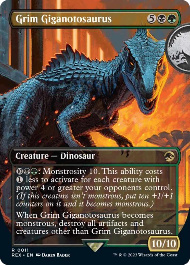 Grim Giganotosaurus (Borderless) [Jurassic World Collection] | Galaxy Games LLC