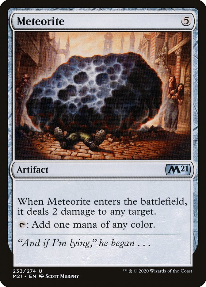 Meteorite [Core Set 2021] | Galaxy Games LLC