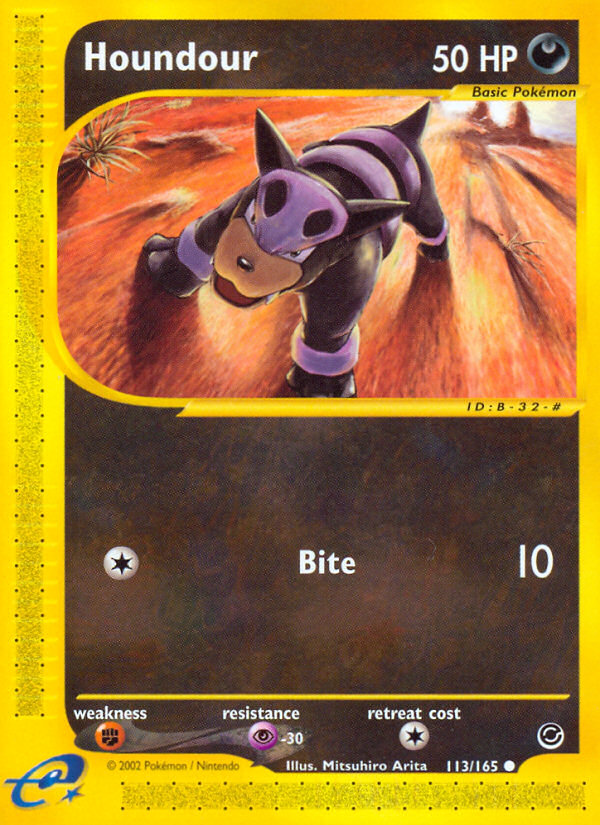 Houndour (113/165) [Expedition: Base Set] | Galaxy Games LLC