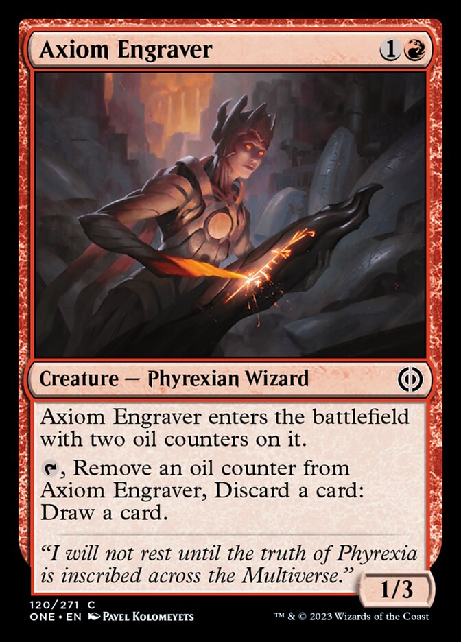 Axiom Engraver [Phyrexia: All Will Be One] | Galaxy Games LLC